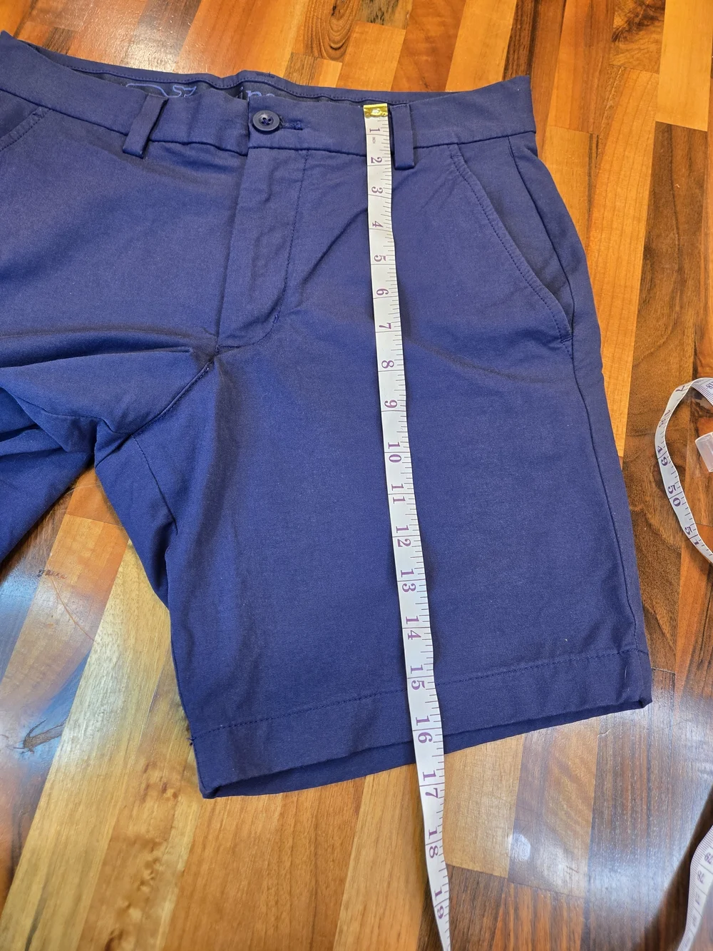 Vineyard Vines Navy Blue Flat Front Stretch Cotton Shorts